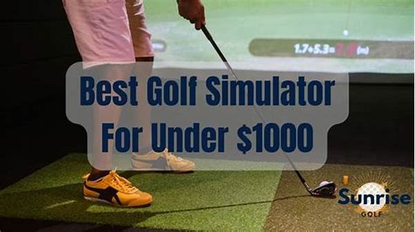 Best Golf Simulator Under $1000