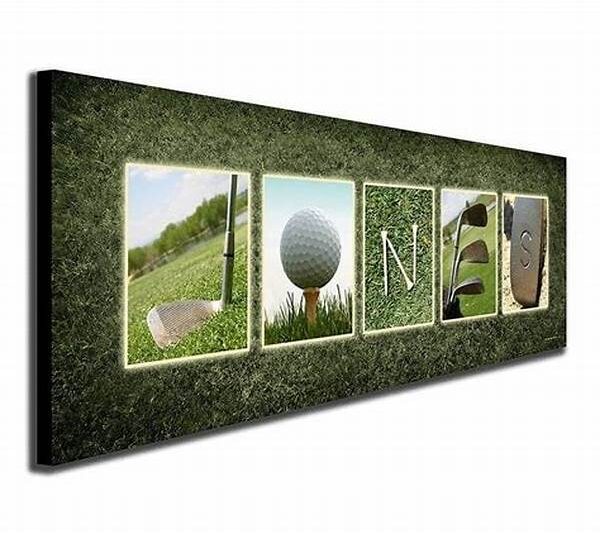 Unique Golf-themed Wall Art Gifts