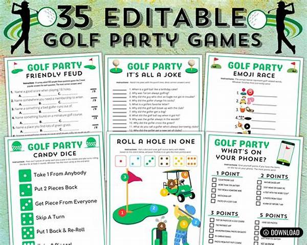 Golf-themed Activities For Family Party