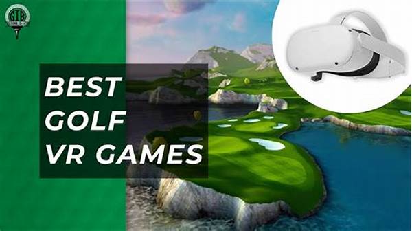 Immersive Golf Practice With Vr
