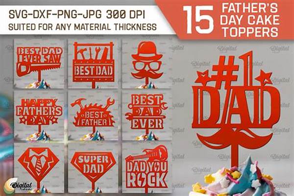 Creative Father’s Day Cake Toppers