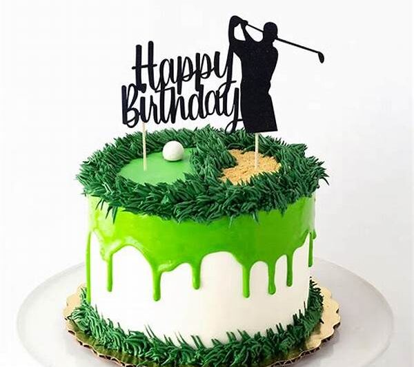 Golf-inspired Cake Topper Designs