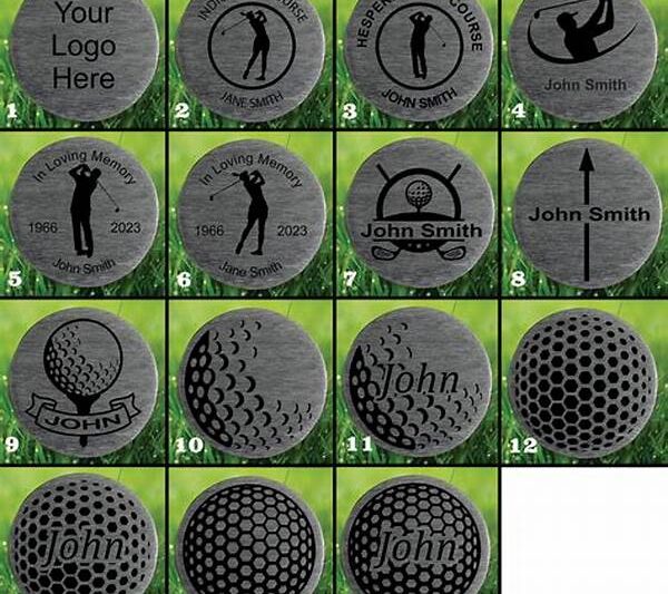 Golf Markers With Custom Text