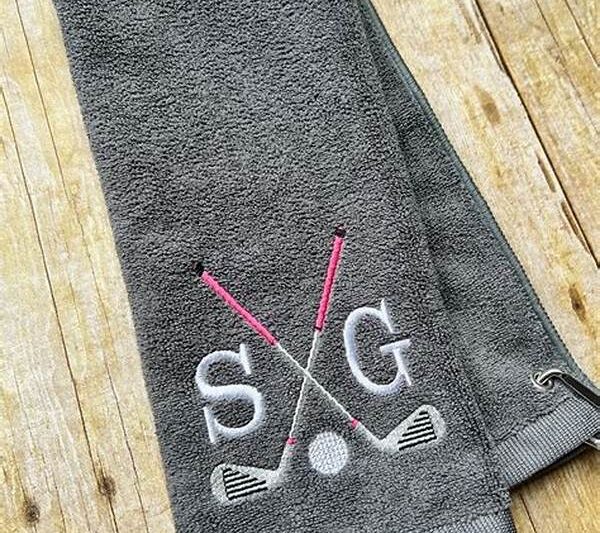 Monogrammed Golf Towels For Moms