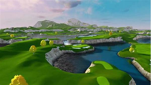 Virtual Reality Replicating Golf Scenarios