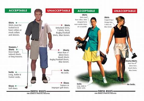 Golf Event Attire Requirements