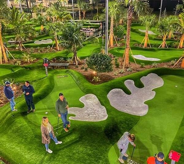 Interactive Golf Course Environments