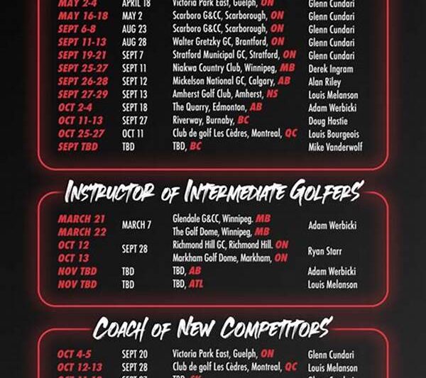 Local Women’s Golf Workshop Schedule