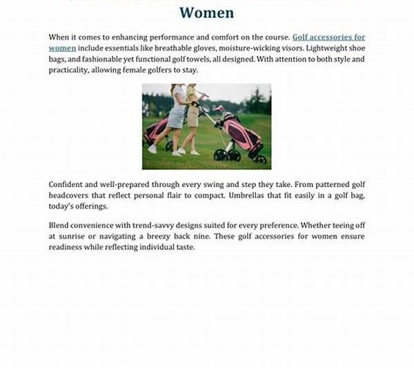 Stylish And Functional Golf Accessories