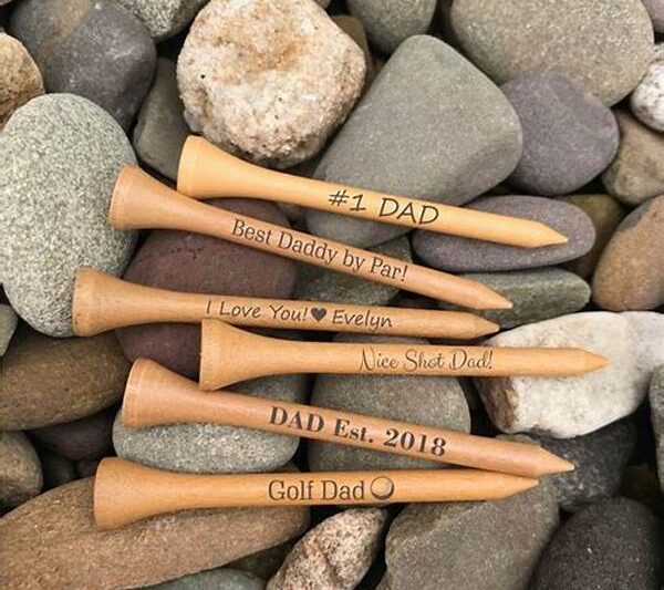 Wooden Golf Tees For Dad