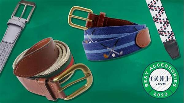 Fashionable Golf Belts For Men