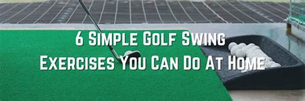 Golf Swing Exercises At Home