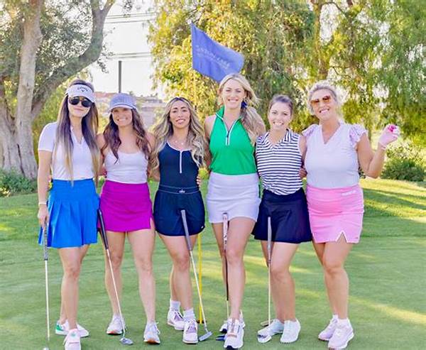 Supportive Female Golf Partners
