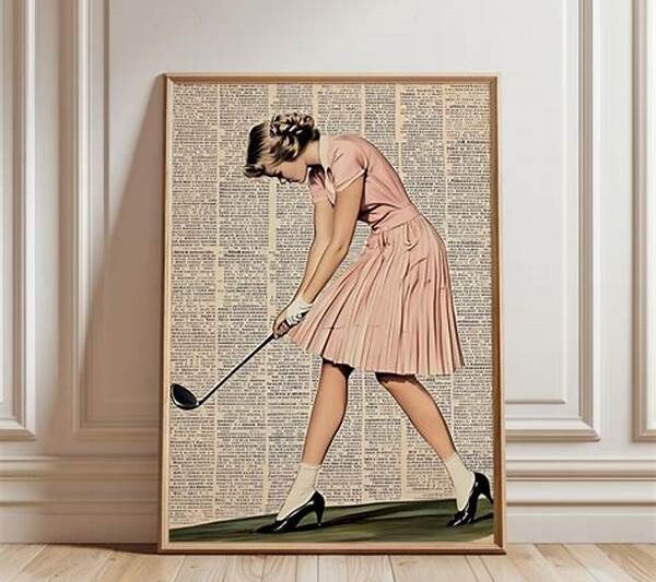 Retro Golfing Art Prints