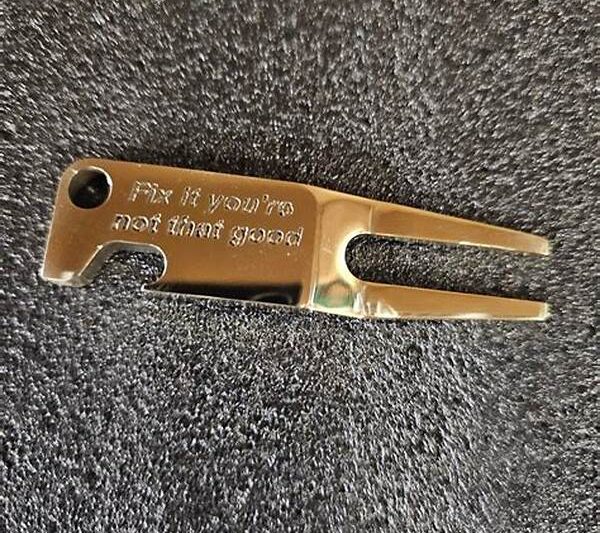 Engraved Divot Tool For Dad