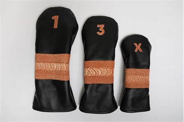 Engraved Leather Golf Headcovers