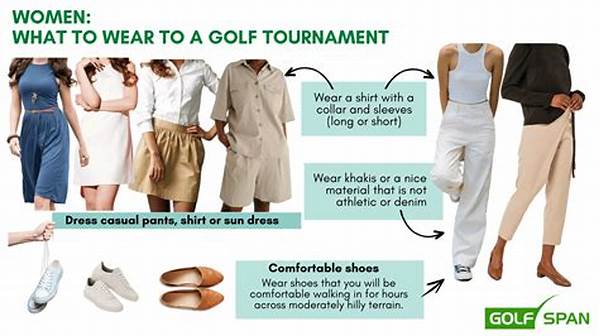 Formal Golf Tournament Dress Expectations.
