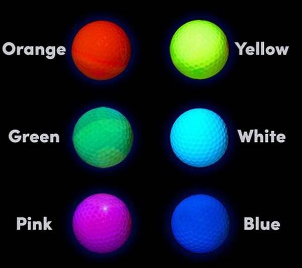 Uv Reactive Golf Balls